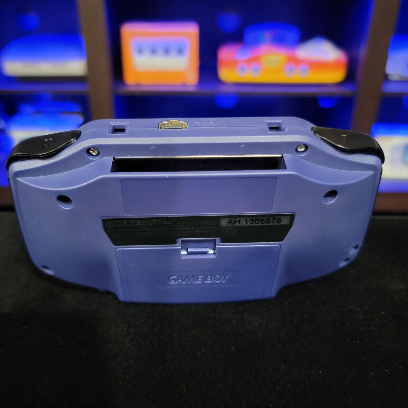 Indigo Game Boy Advance GBA Console with iPS V5 Backlit LCD MOD Console