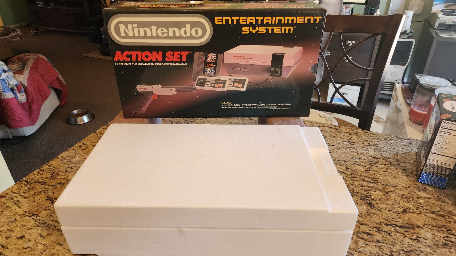 🎮 Nintendo Entertainment System NES Original Console – w/ Original Gray Zapper