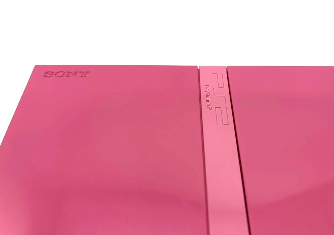 SONY Playstation2 PS2 Slim Console SCPH-77000 PK Controller Game NTSC-J #510