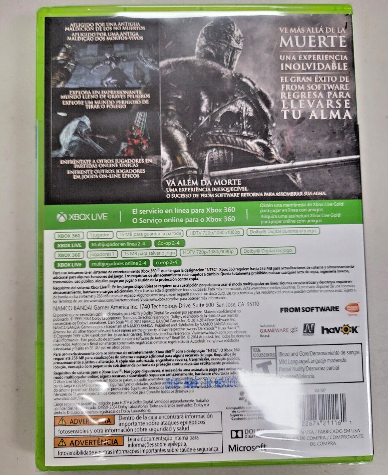 Dark Souls II Xbox 360 Brand New Game Special [2014 Action/Adventure RPG]