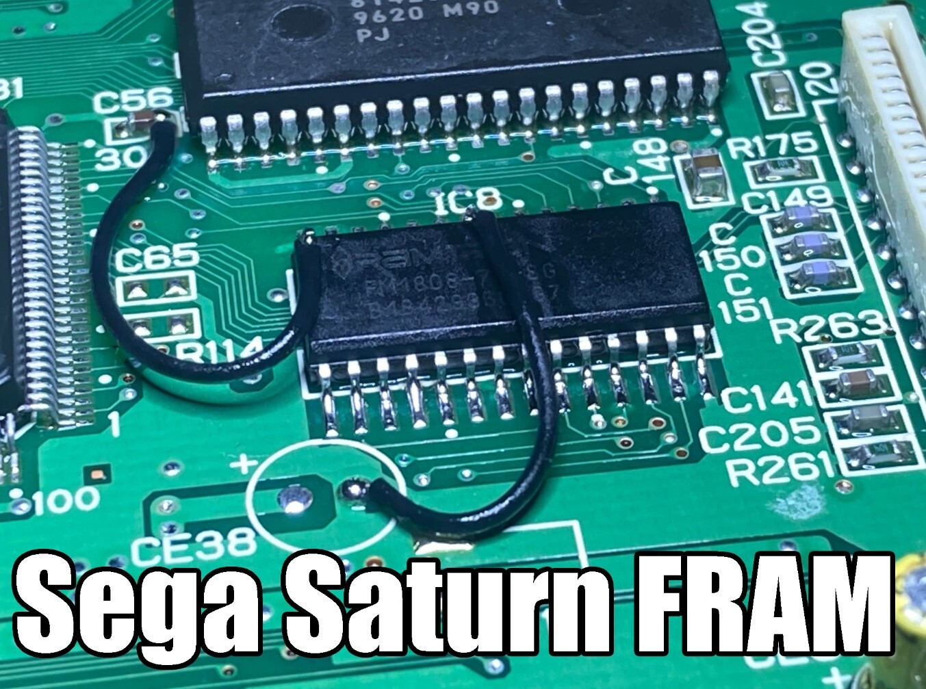 Sega Saturn Region Free Bios 40 pin VA0 – VA0.5 Chip [any boot animation + fram]