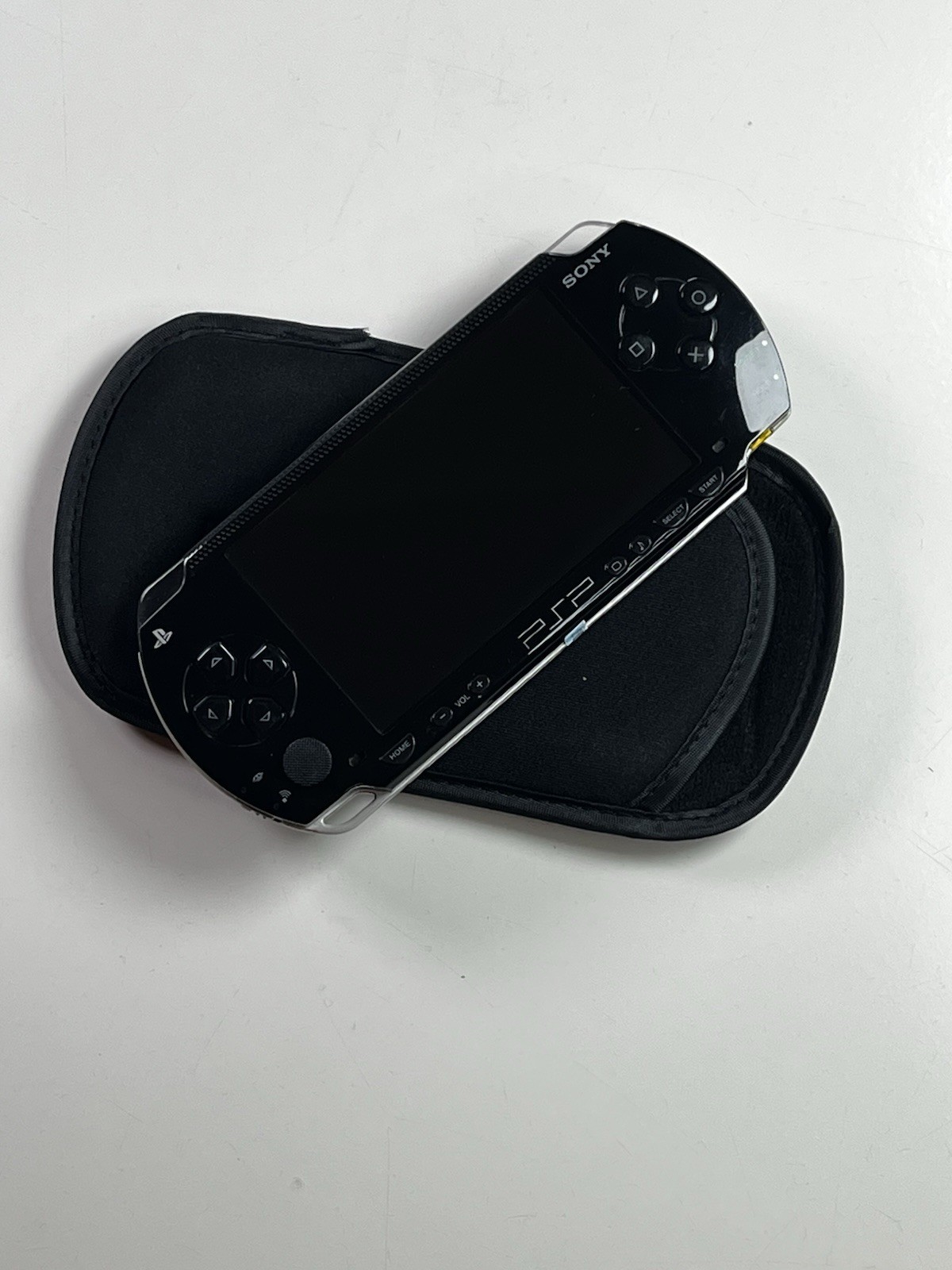 Sony PSP 1000 midnight black 32GB Console w/ Case USB Cable UMD