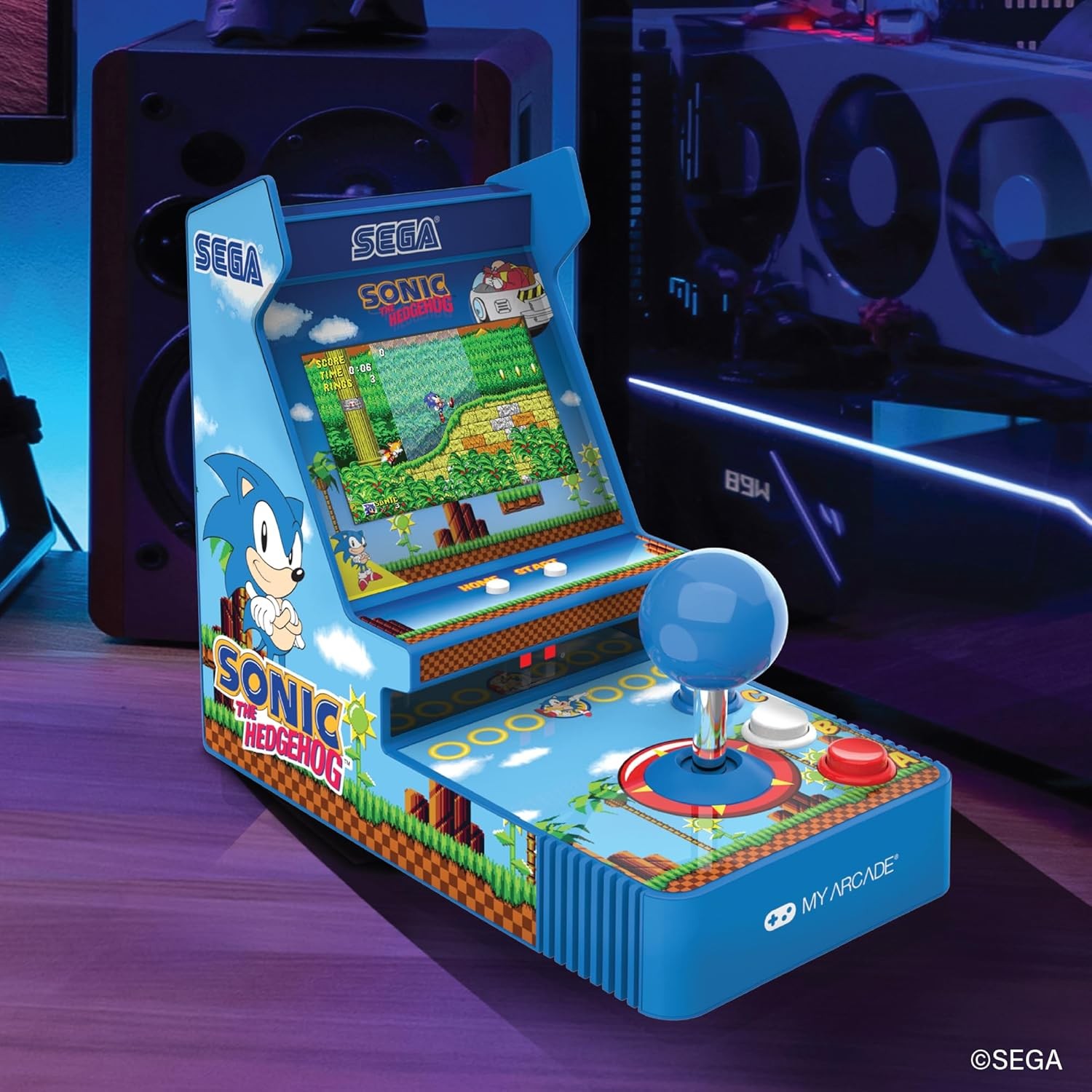 My Arcade Sonic The Hedgehog Joystick Player Sonic 2in1 Sega Classic Arcade 3.5″