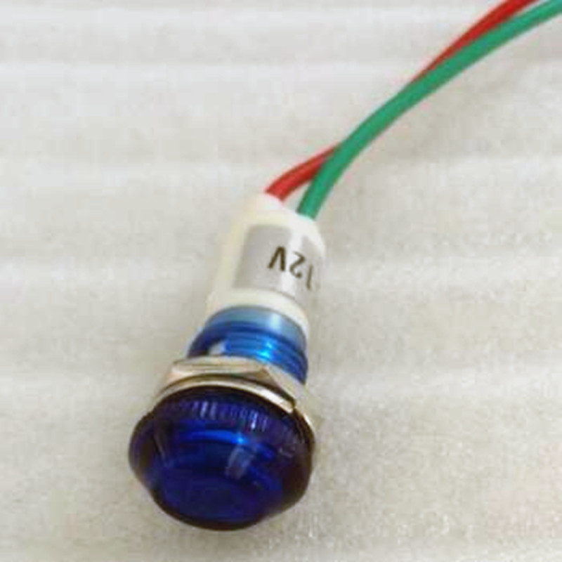 10PCS,Blue Led Power ON/OFF Pilot Indicator Light 3V 6V 9V 12V,10B n
