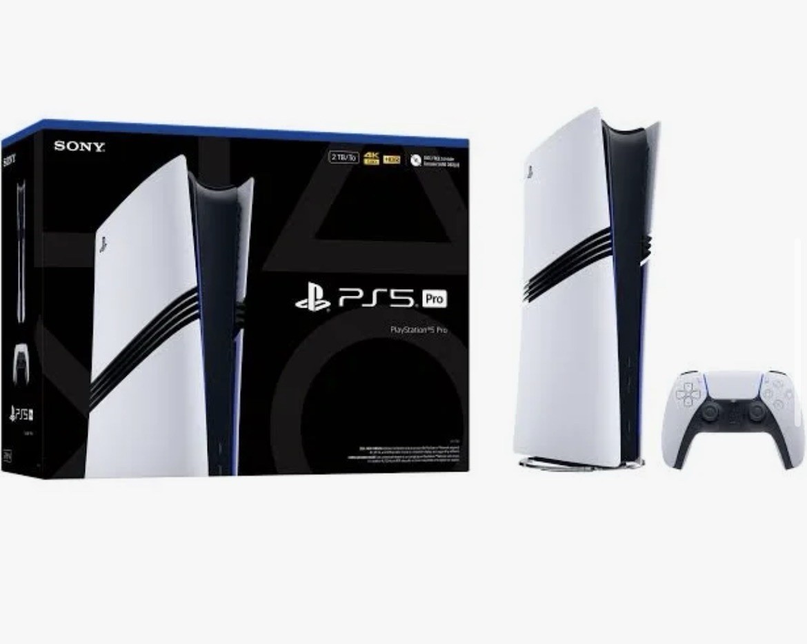 Sony PlayStation 5 Pro Console 2TB 4K White/Black w/ DualSense Controller