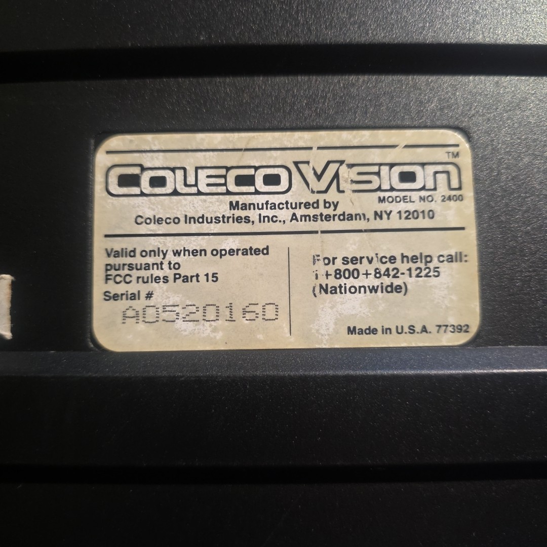 Colecovision Console Bundle 3 Games Donkey Kong 2 Controllers Cords Tested