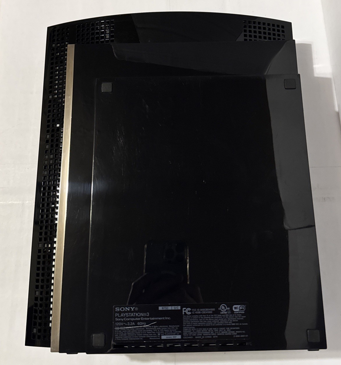 60GB CECHA01 Backwards Compatible PS3 Console Only Serviced Tested Works FW 2.76