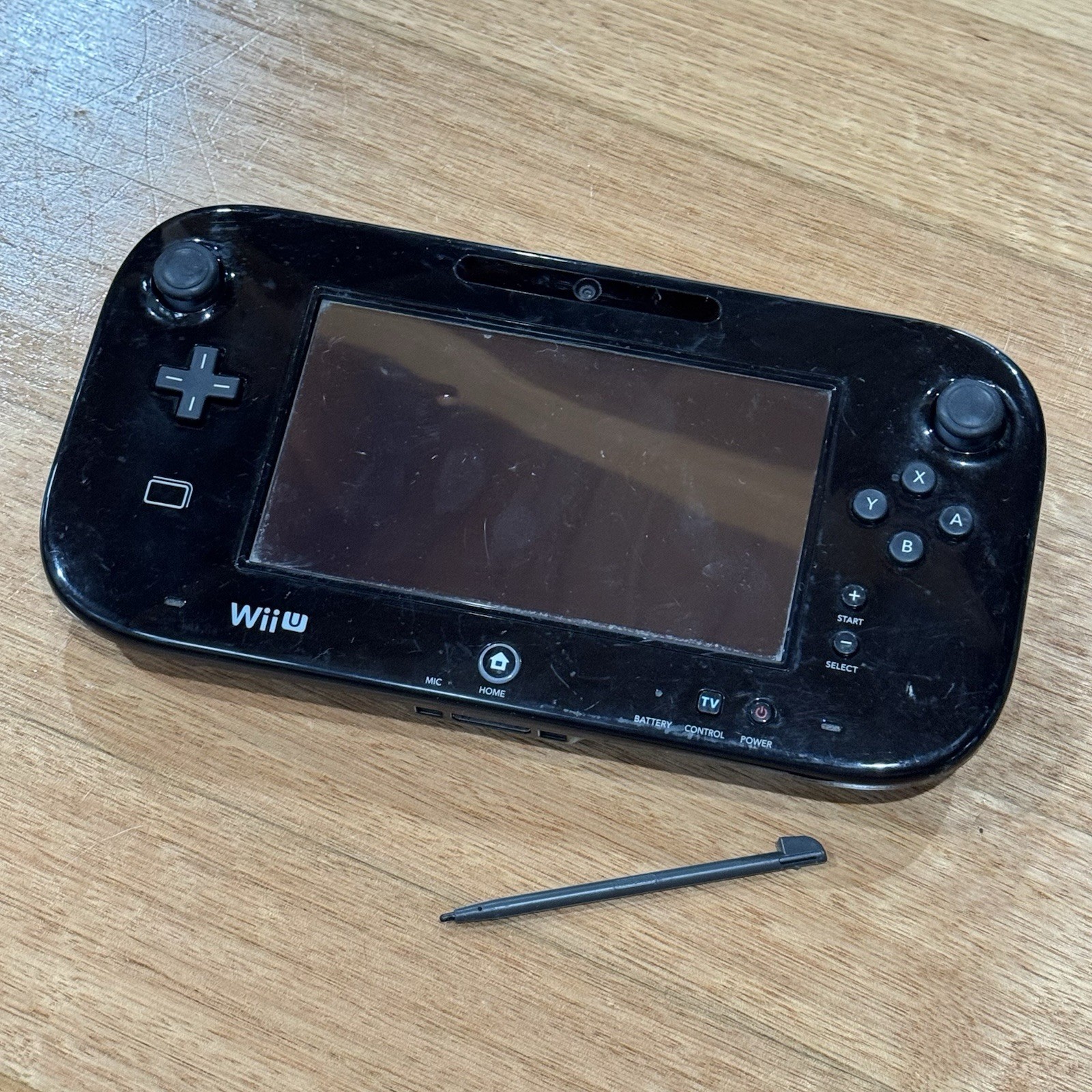 Genuine Nintendo Wii U Gamepad WUP-10 – C Grade – With Stylus & Good Battery