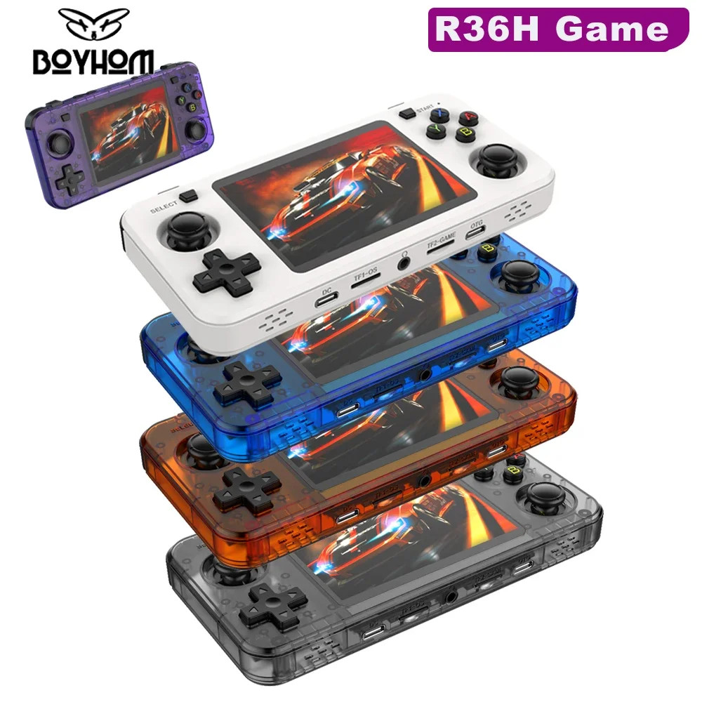 BOYHOM R36H Dual-RAM Portable Video Player with 3.5 inch IPS Screen
