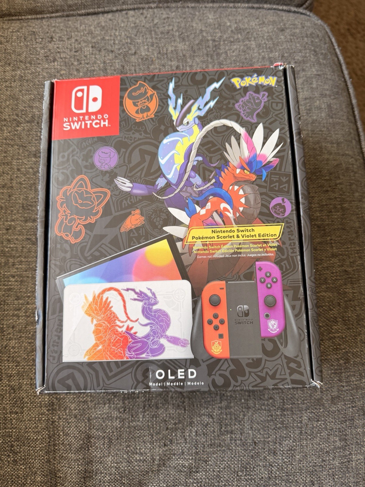Nintendo Switch (OLED Model) HEG-001 Pokémon Scarlet & Violet Edition – 64GB…