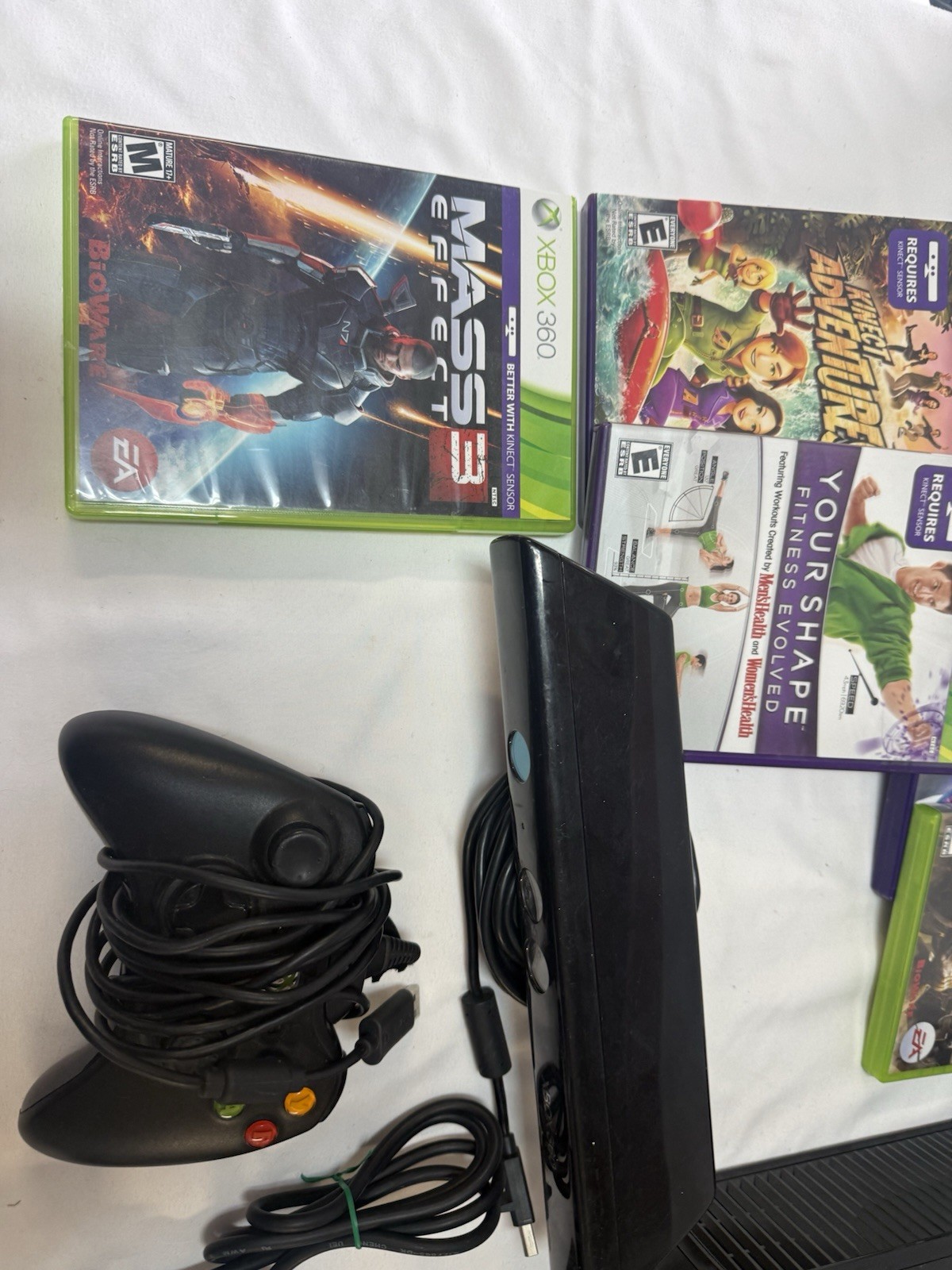 Microsoft Xbox 360 E Console Bundle Lot 250GB – READ!!!!