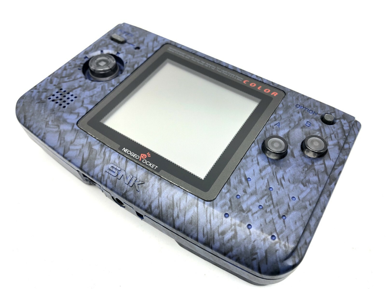 Neo Geo Pocket Color Console Stone Blue SNK Tested with 1 software game Boxed