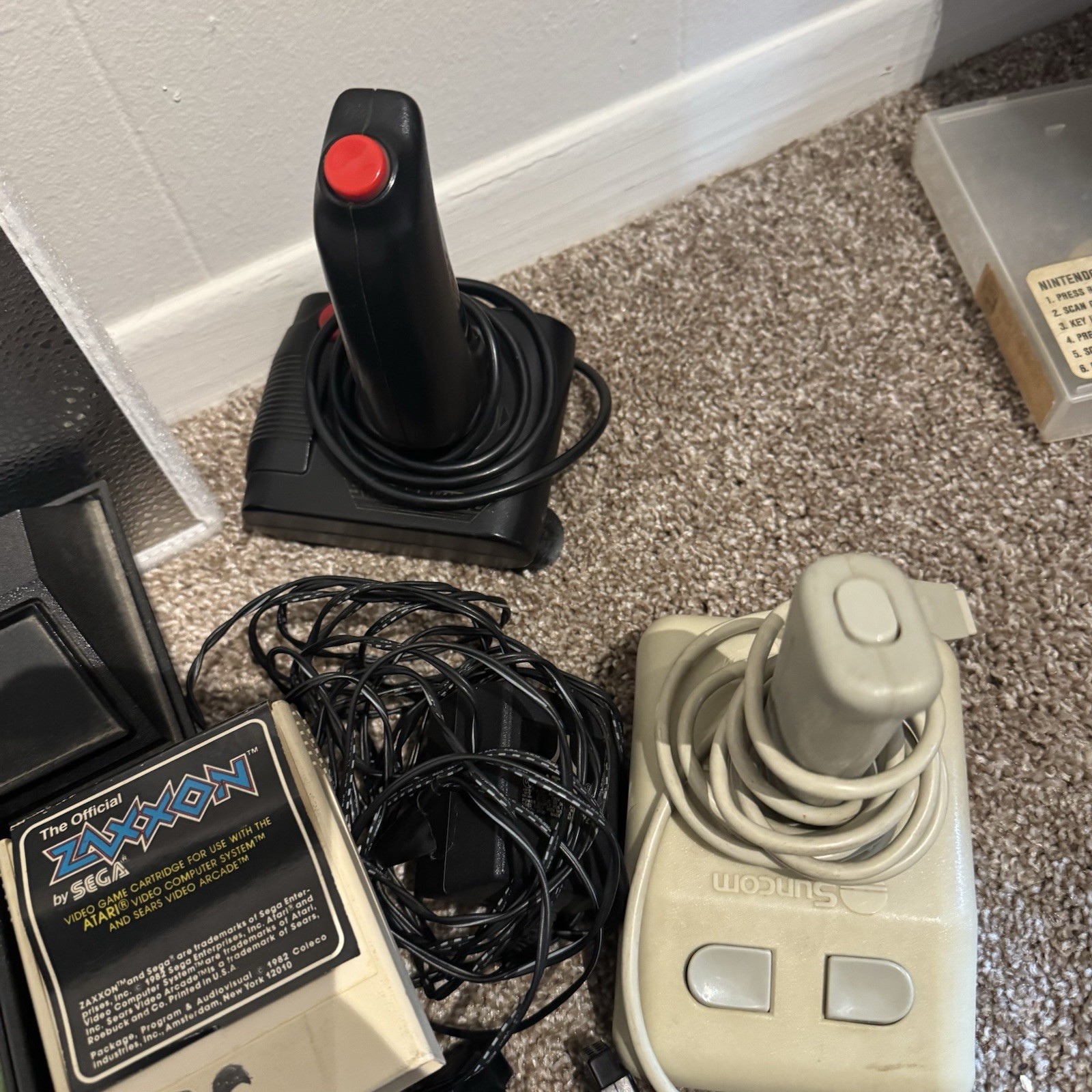 Atari 2600A Darth Vader Black Edition Console CX2600A 4 Games Untested