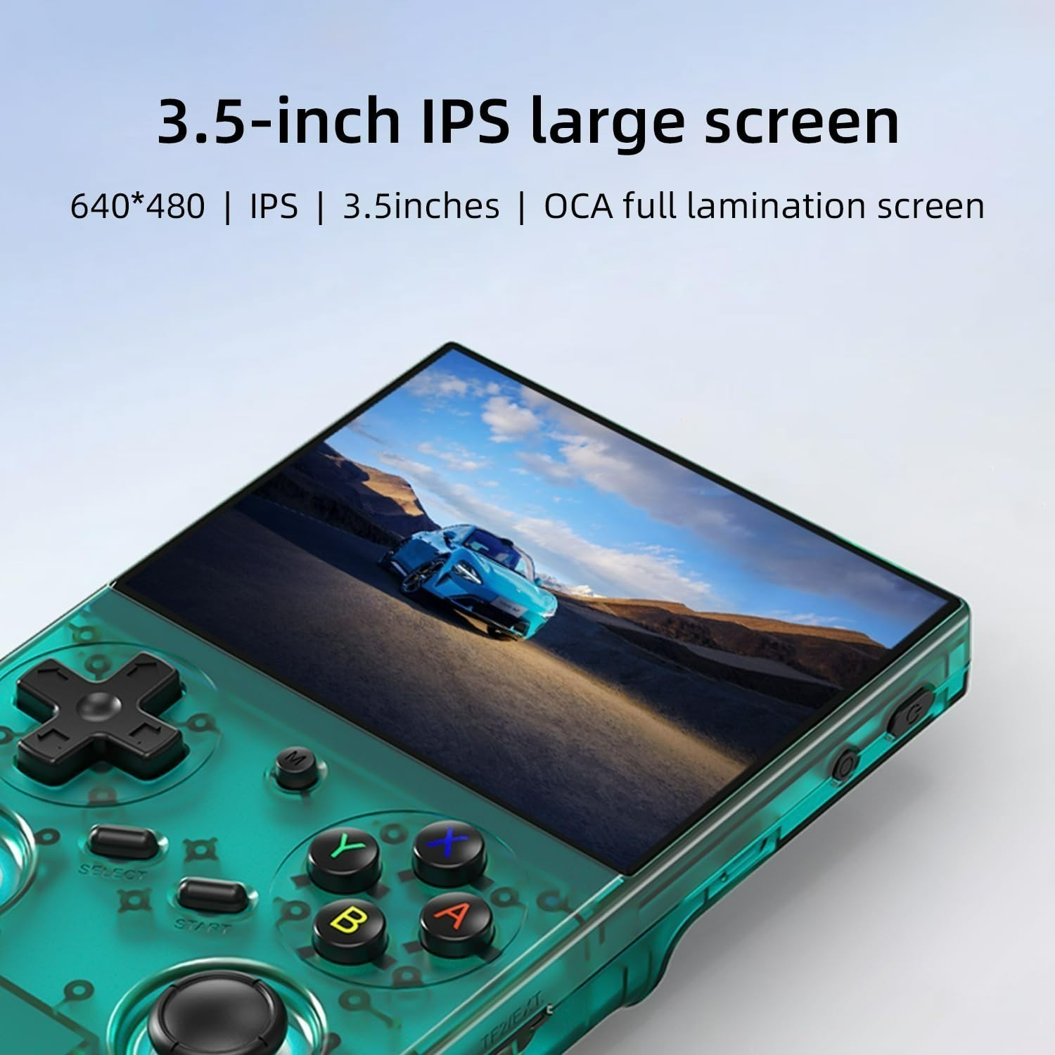 Green Retro RG35XX Pro 3.5″ Handheld Game Console IPS HDMI WiFi 64G+4353 Games