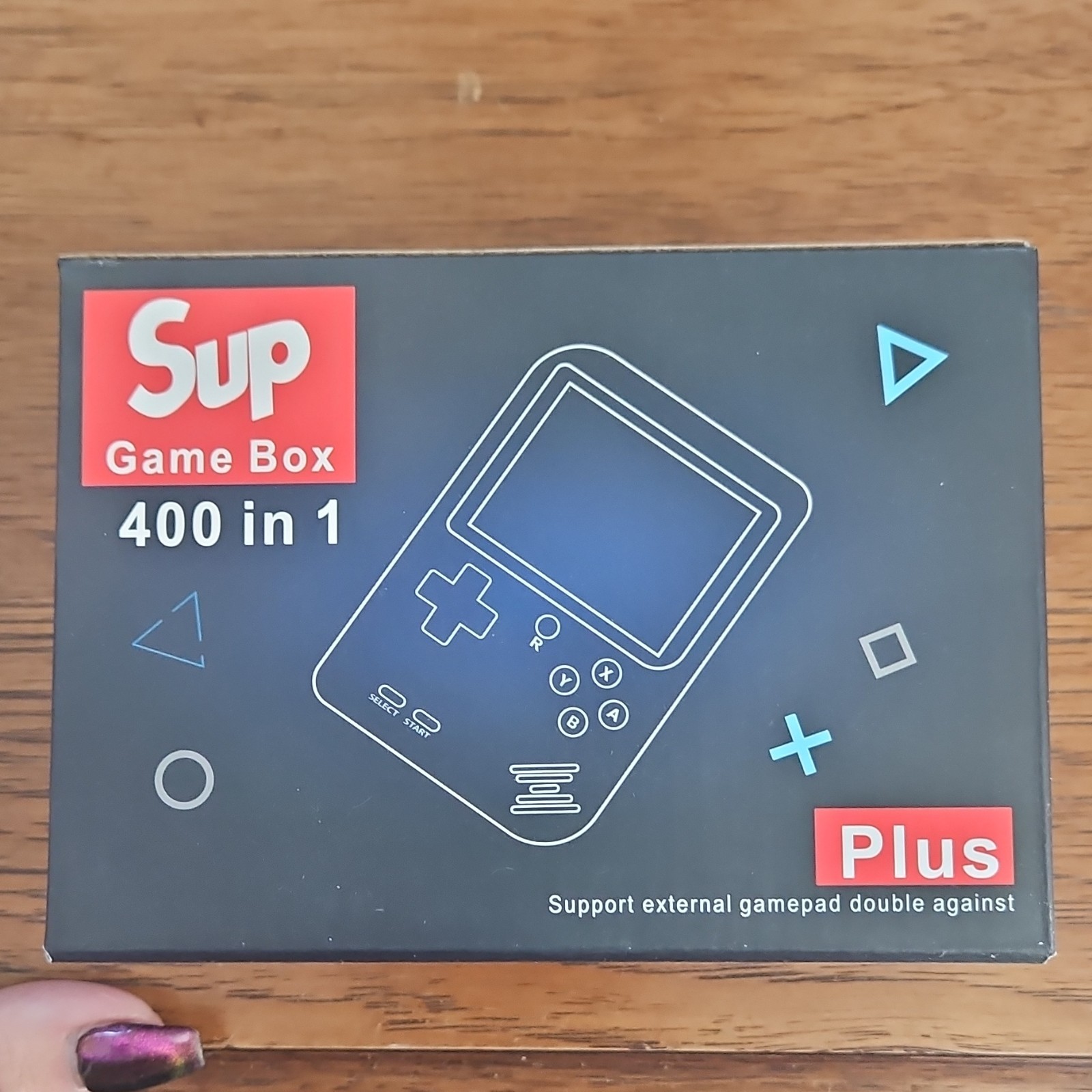 SUP Game Box 400-in-1 Plus Handheld System, Yellow, TV Out Composite RCA