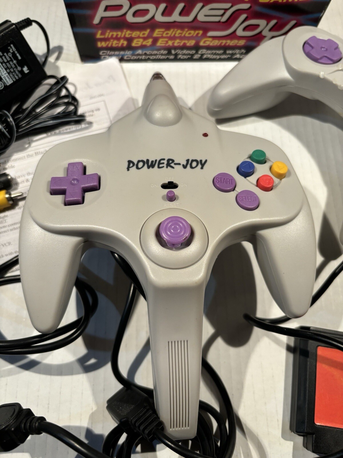Power Joy Classic TV Game Limited Edition 84 Extra Games Plug N’ Play Works! VTG