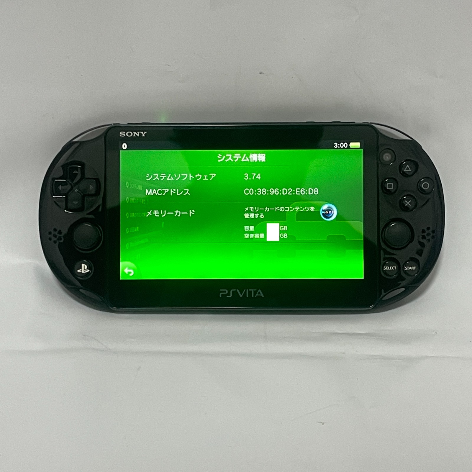 Sony PS Vita 2000 Black Handheld Console ONLY JPN NTSC-J Tested Working Read Des