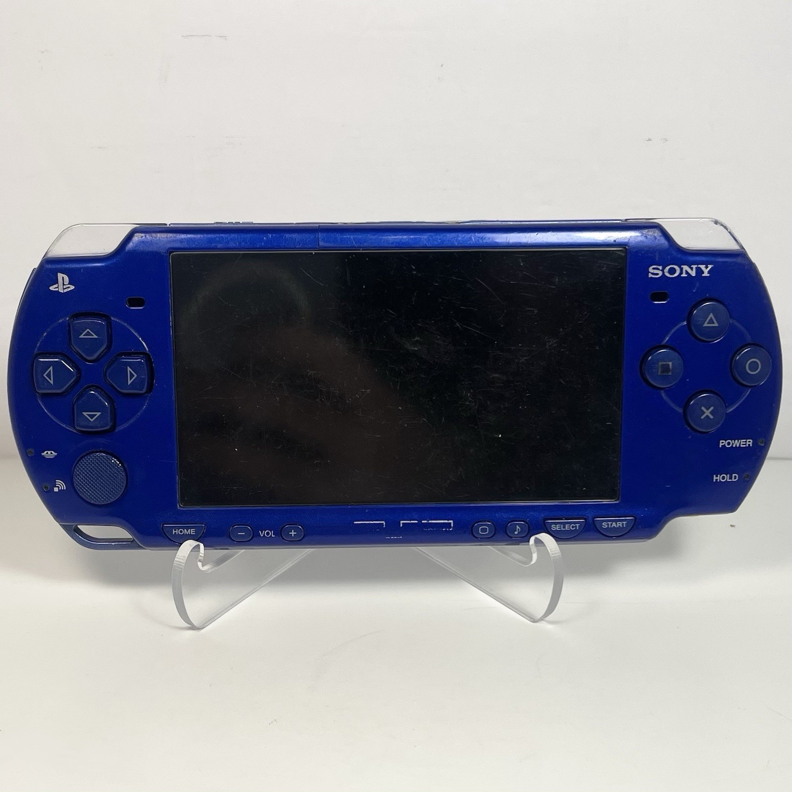 PSP-2001 Blue Playstation Portable Console FOR PARTS PSP 2000 (READ Doesnt Work)