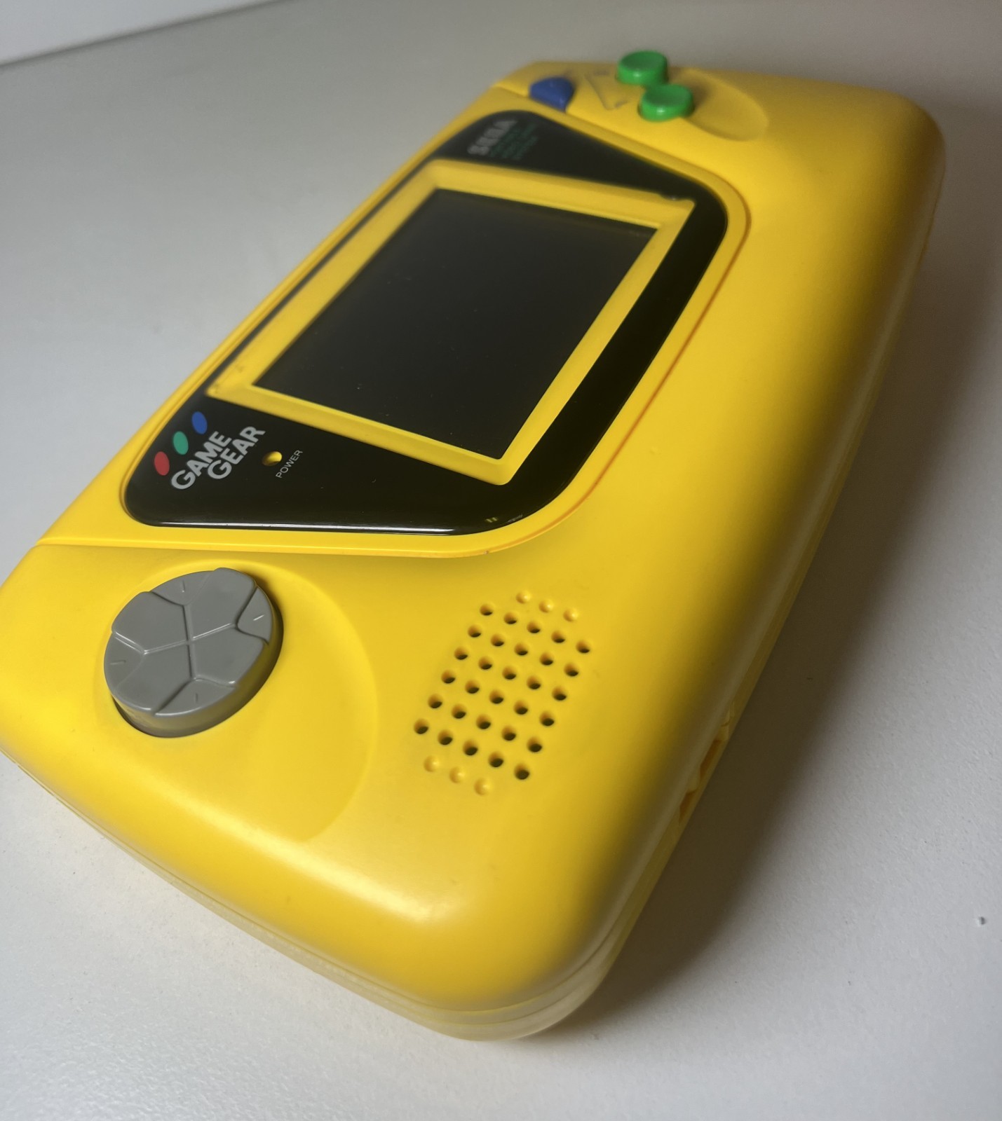 SEGA GAME GEAR HGG-3210 YELLOW EDITION NTSC-J REGION FREE CONSOLE