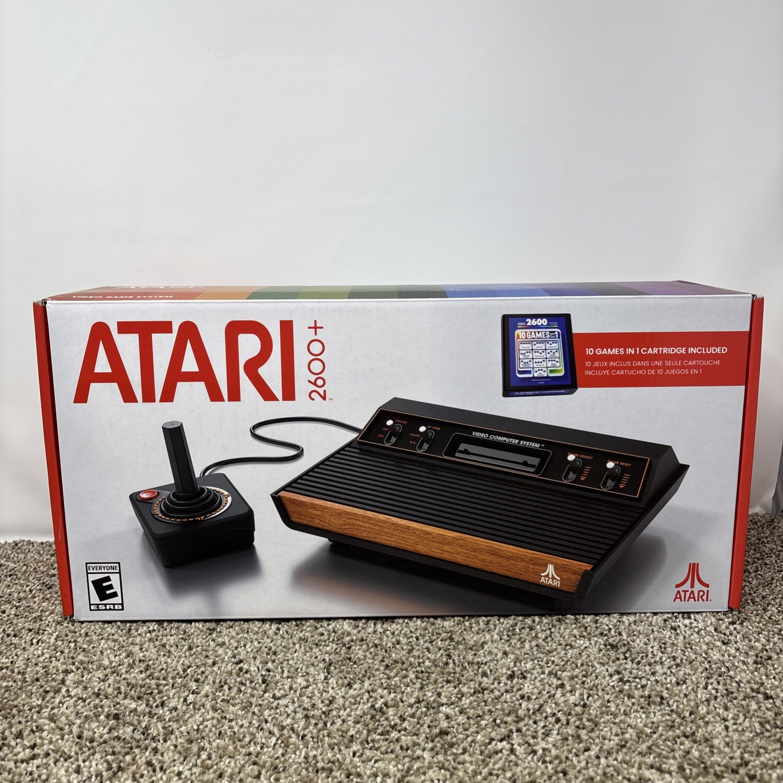 Atari 2600+ Plus Console BUNDLE Joystick Cables 50 games Joysticks HDMI Tested