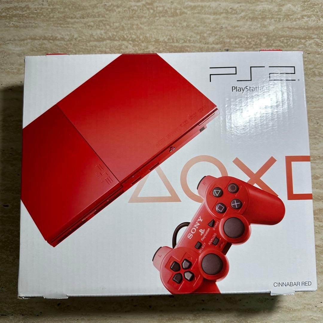 Sony PS2 SCPH-90000CR Cinnabar Red Console from Japan