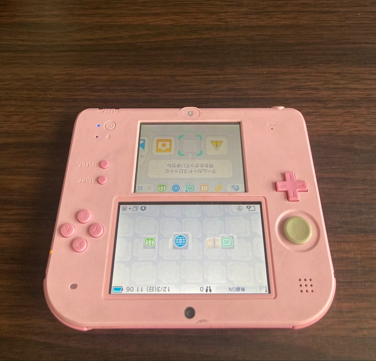 Nintendo 2DS Console Pink – SD Card Slot Issue / As-Is | Scratches & Dirt