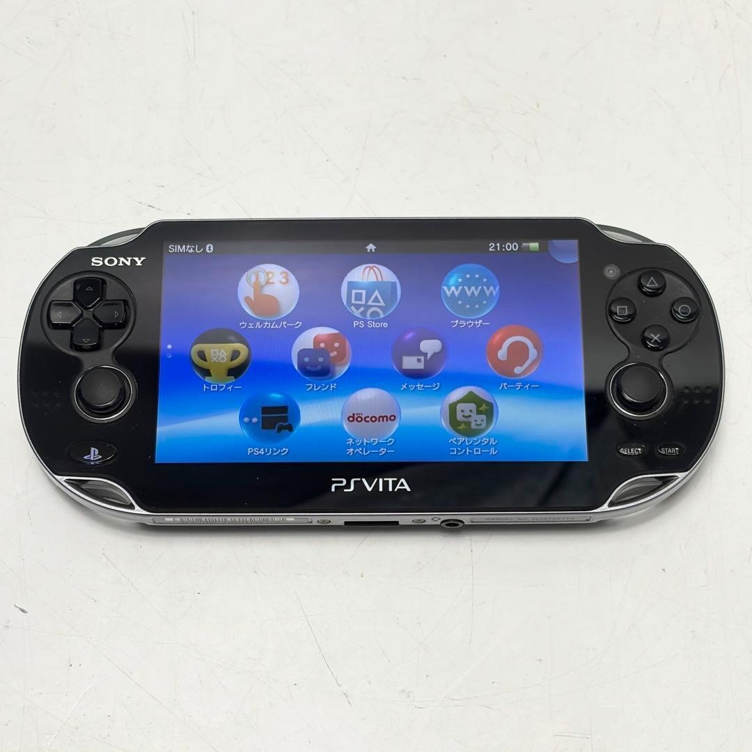 Excellent Sony PlayStation PS Vita PCH-1100 Crystal Black