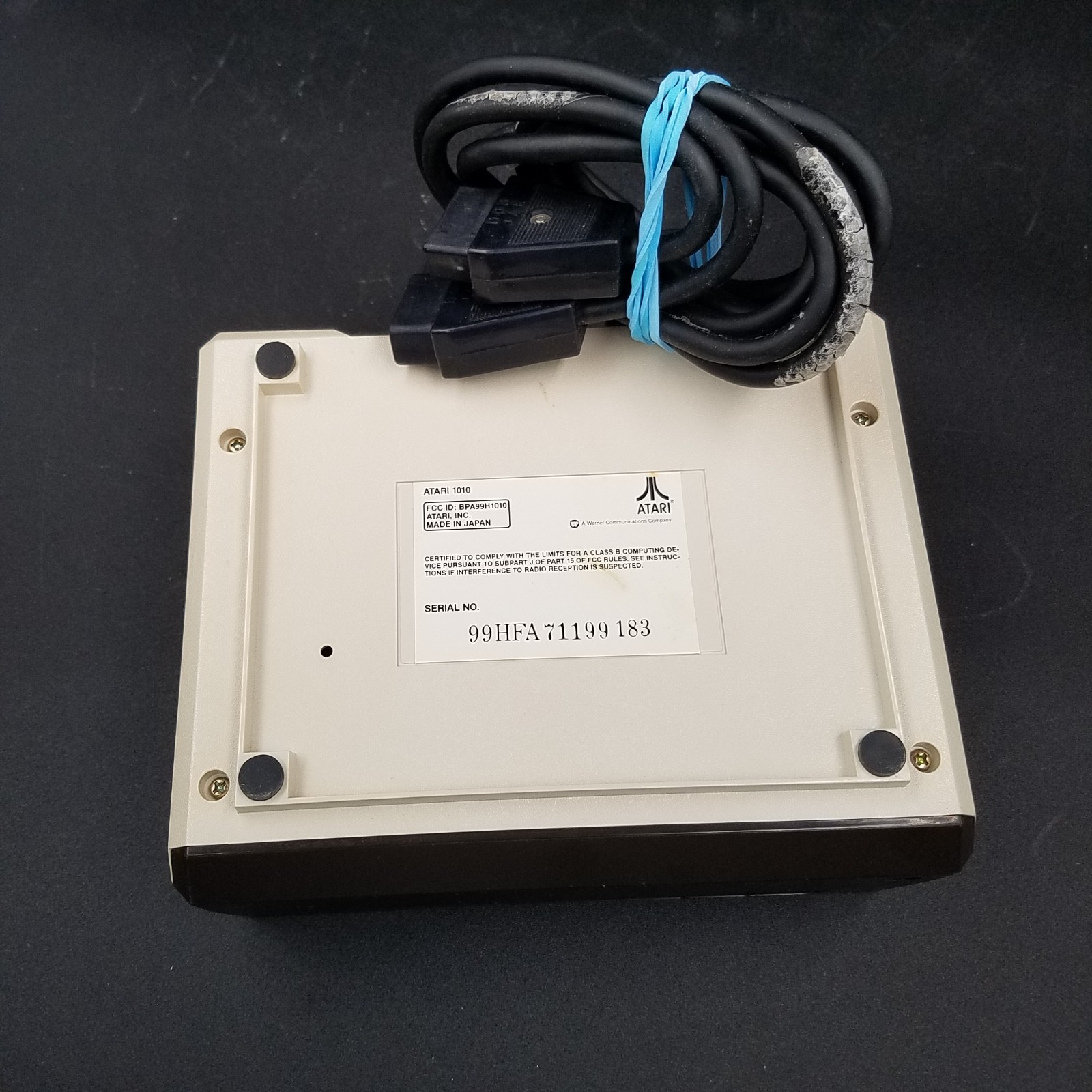 ATARI 1010 Cassette Drive for 400/800/XL/XE -Turns On, Play Button Does Not Work