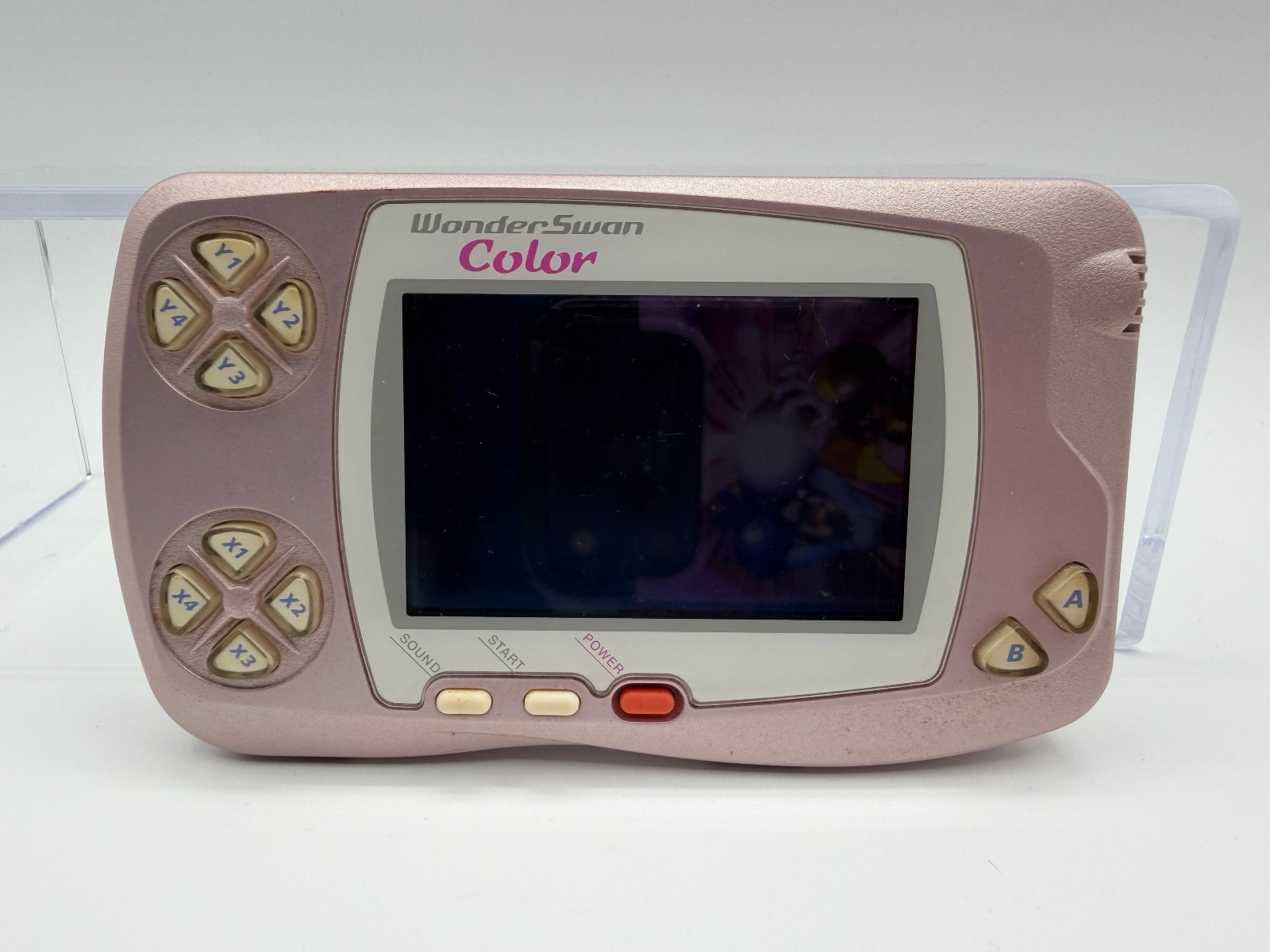 WONDERSWAN COLOR SYSTEM Peal Pink Version ~Fully Tested~ HW0044