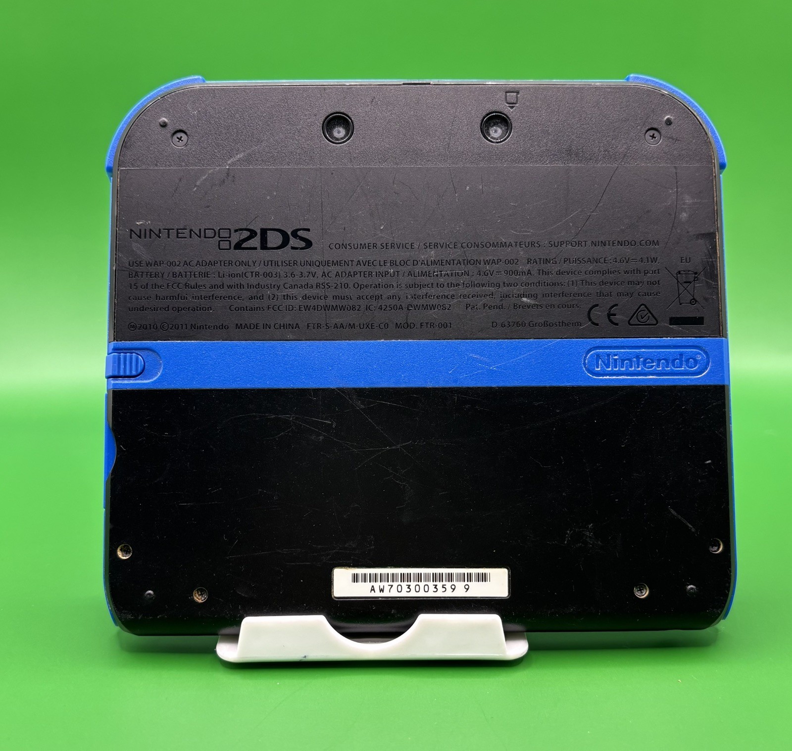 Nintendo 2DS – Black/Blue (F58) READ DESCRIPTION