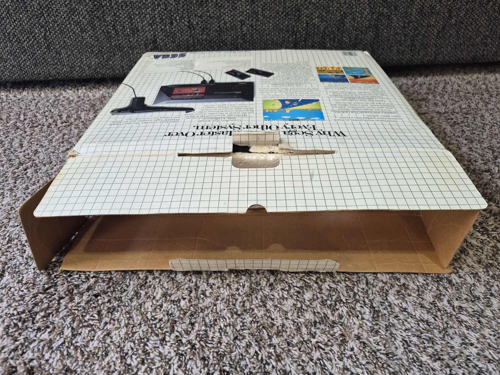 Sega Master System Console Complete in Box CIB TESTED WORKING