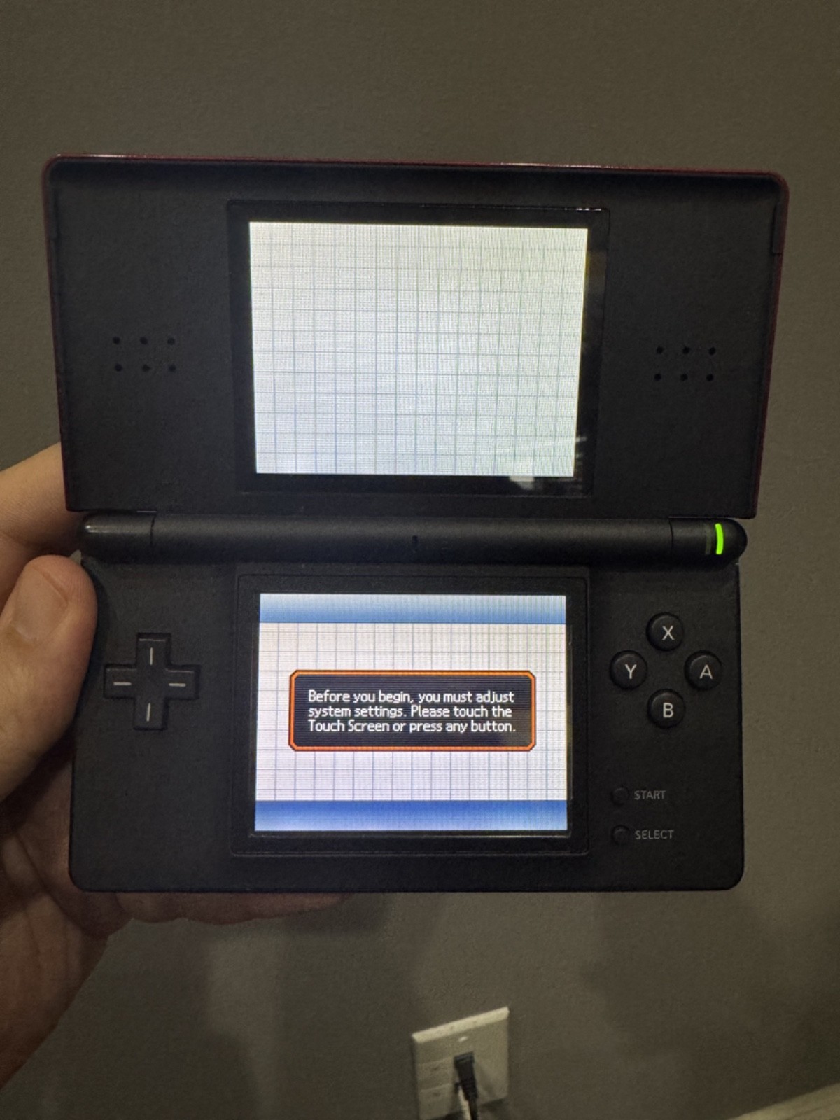 Nintendo DS Lite Handheld System – Red/Black w/ Chargers & Case