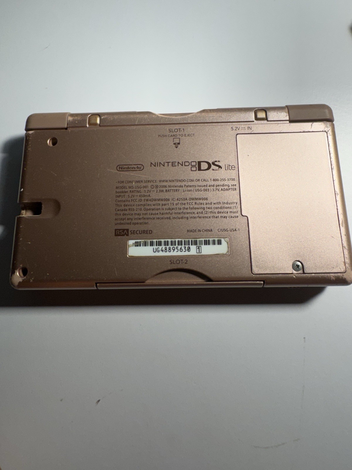 Nintendo DS Handheld System Pink Charger Included
