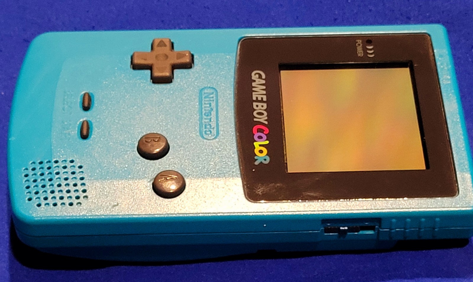 Nintendo Game Boy Color Handheld Game Console – Teal With 3 Games Tested Working