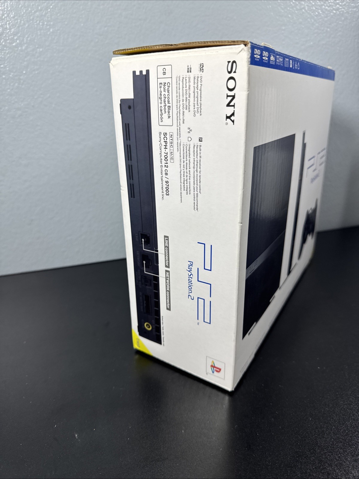 Sony PlayStation 2 PS2 Slim Black Console SCPH-70012 Complete in Box