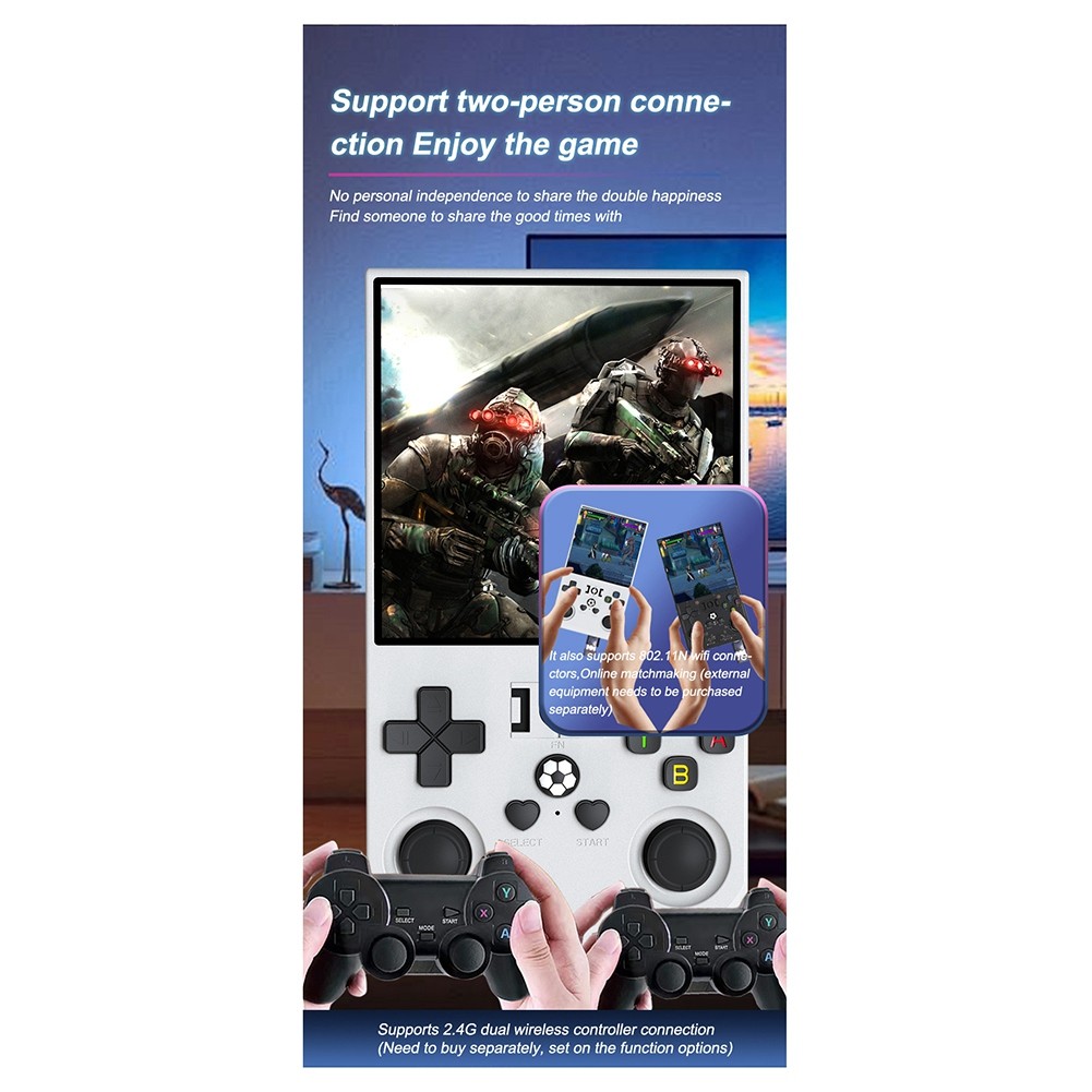 R36MAX 128GB 4.0″” IPS Screen Retro Portable Game Console L3786