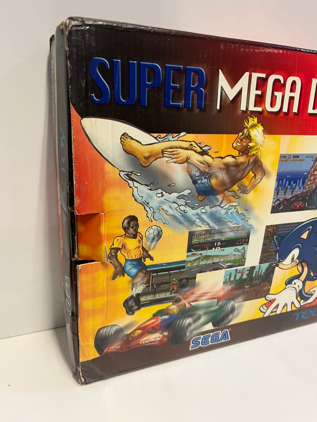 SUPER MEGA DRIVE 3 TEC TOY SEGA BRAZIL 30 GAMES EDITION BOXED TESTED CONSOLE