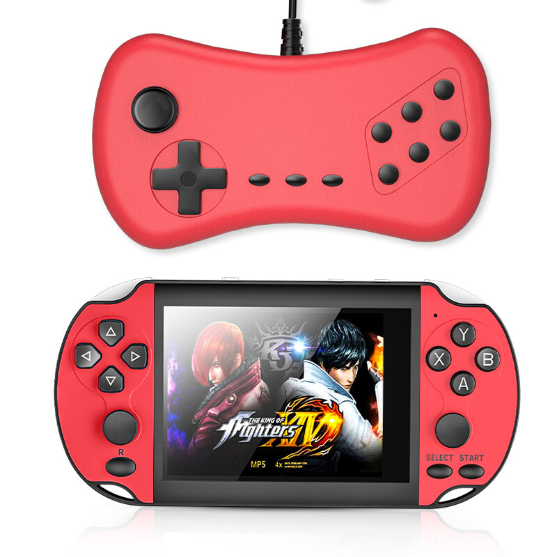 X7S 3.5inch TFT HD Screen SFC FC GBA NE0 GBC Handheld Game Console 1200 Games