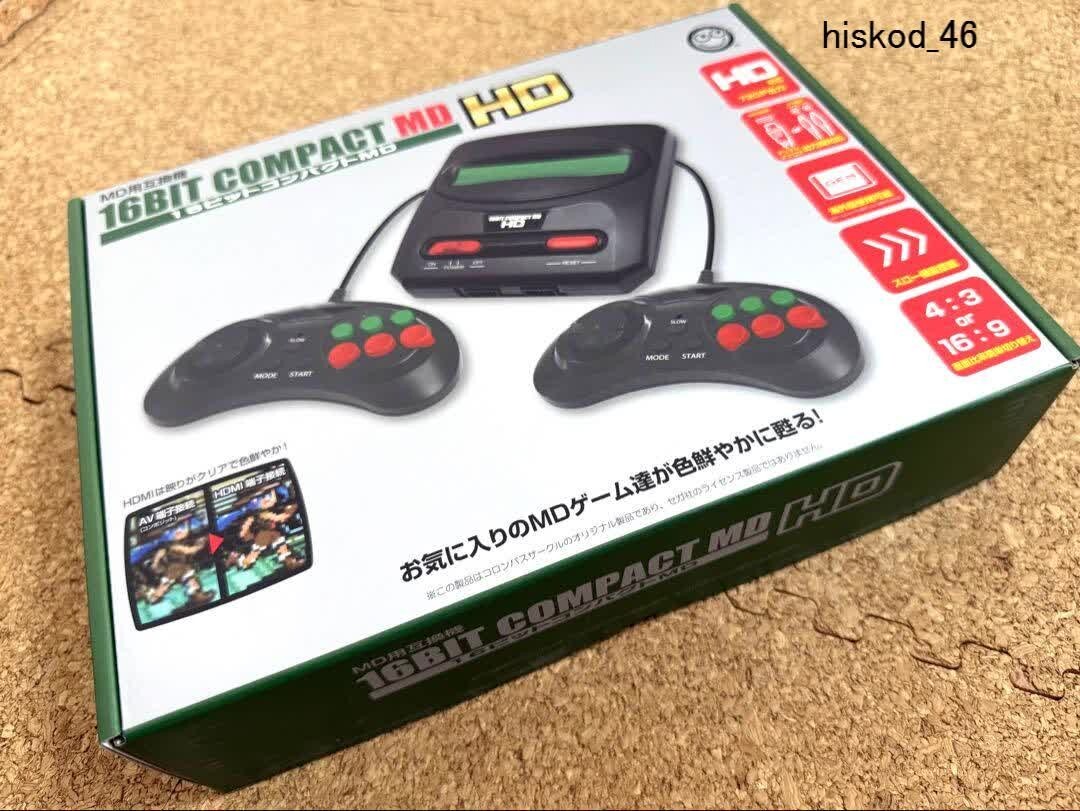 MD compatible machine 16-bit Compact MD HD Mega Drive Columbus Circle Game Japan