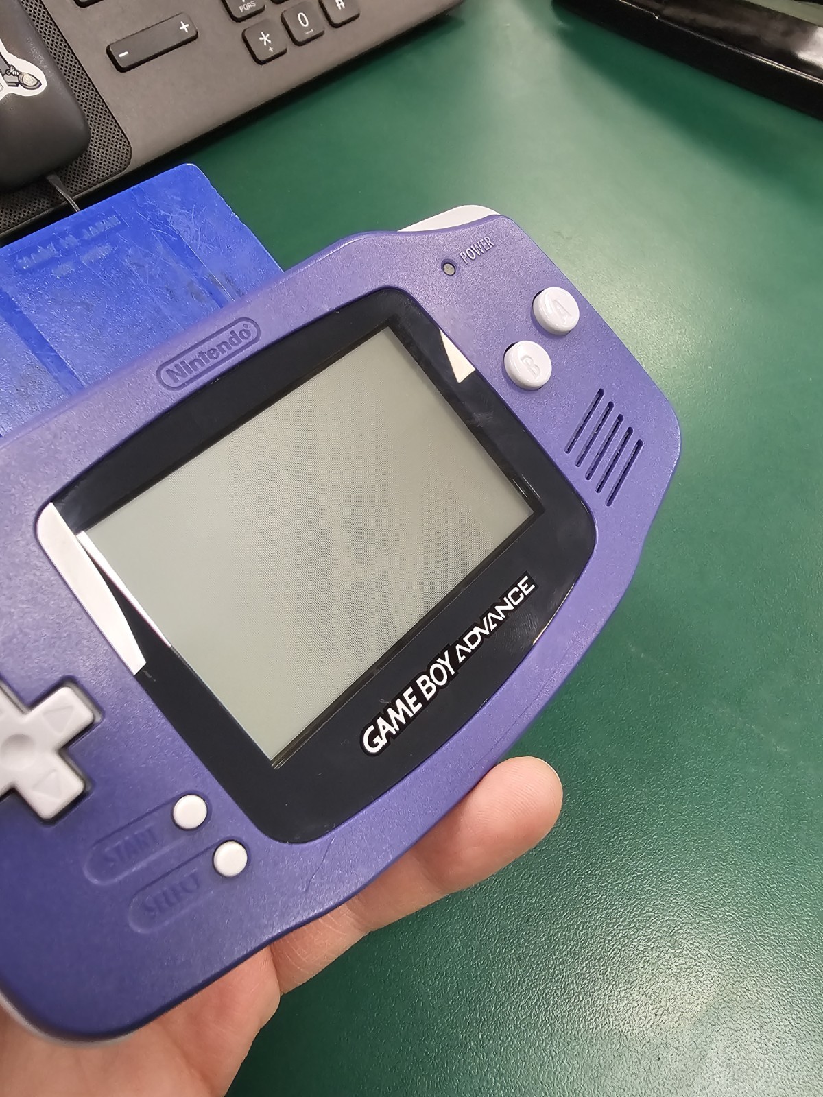 Nintendo Game Boy Advance Handheld System Indigo NEW SCREEN