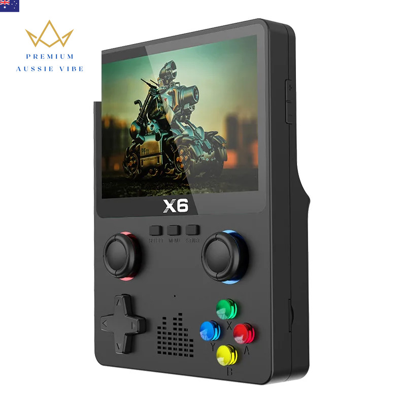 D007 Plus/ X6 3.5 Inch IPS Screen Handheld Game Players Dual Joystick 10000+ Gam