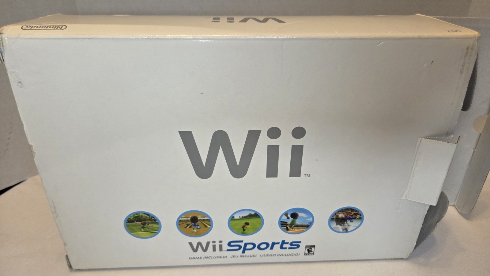 Nintendo Wii Original Retail Box Only Wii Sports Version NO CONSOLE