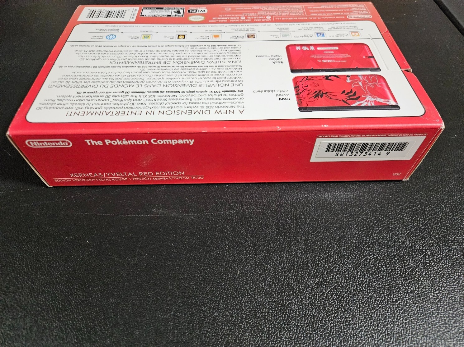 Nintendo 3DS XL Pokemon Xerneas & Pokemon Yveltal Red Edition – CIB Complete VG