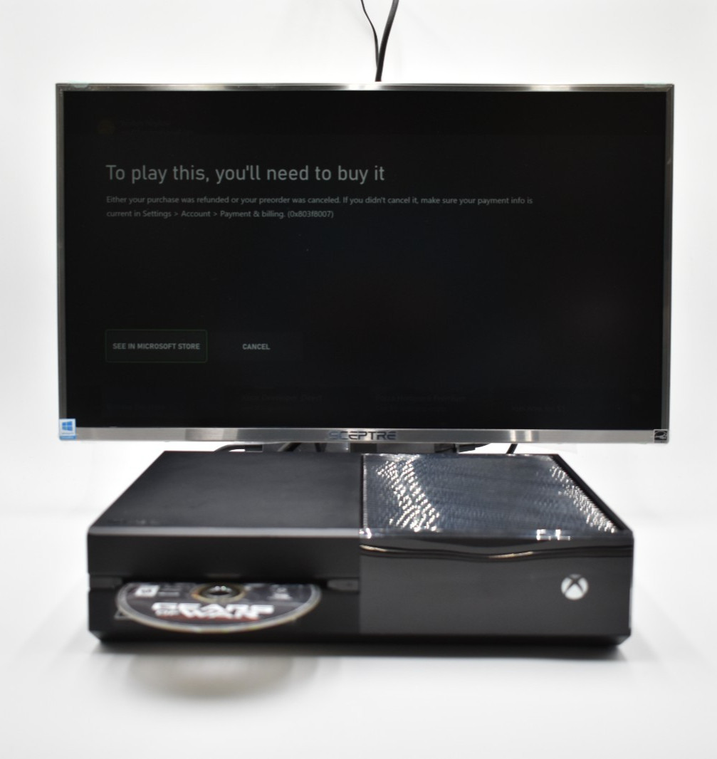 Microsoft Xbox One 1TB Console Model 1540 Black Launch Edition Serviced Cleaned