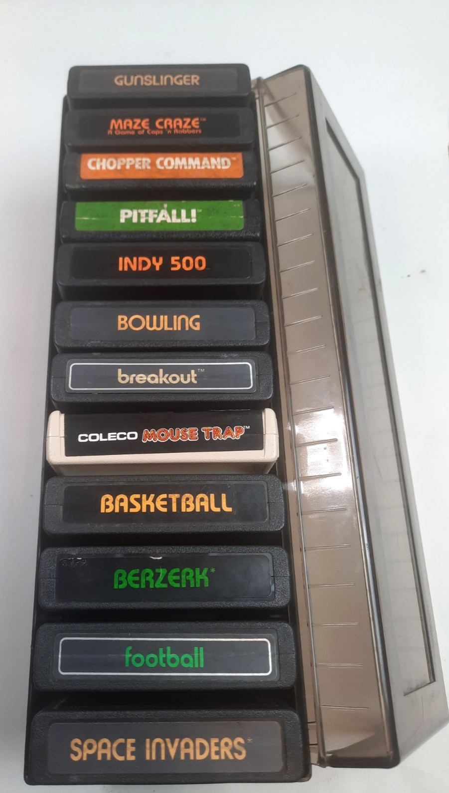 Colecovision w/ Expansion Module 1 & Coleco & Atari Games 6 Controllers