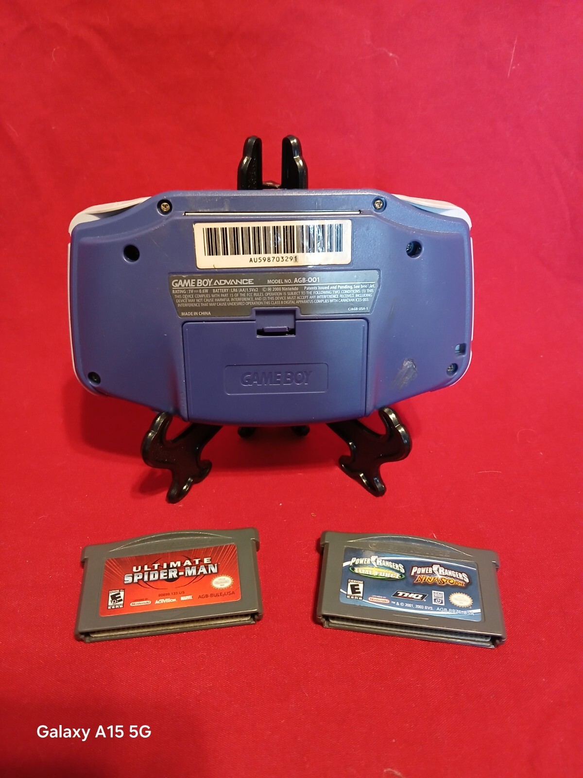 Game Boy Advance – Nintendo Gameboy Advance Handheld System – Indigo With Games!