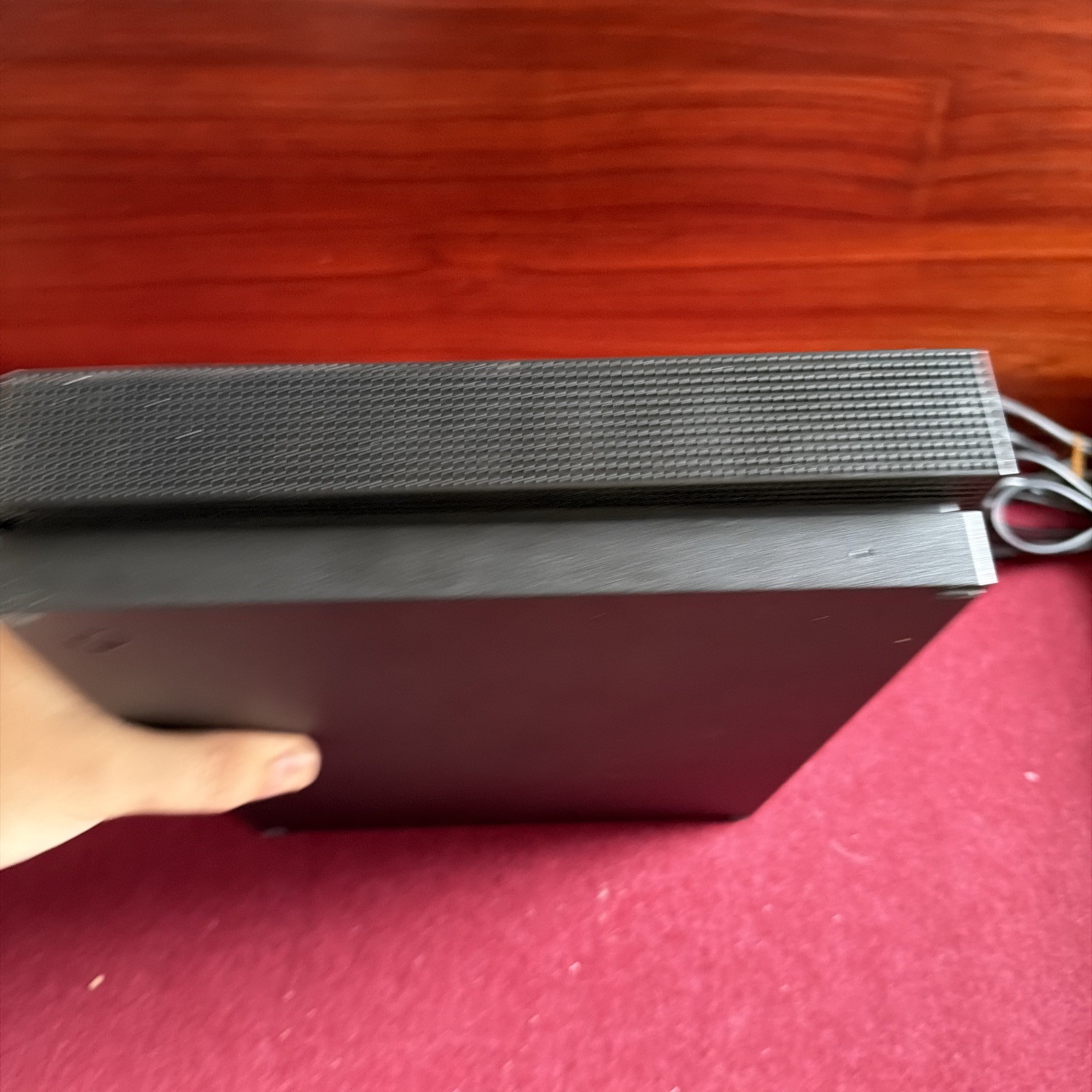 Microsoft Xbox One x Black Console with Cables Tested and Working 1787 As-Is