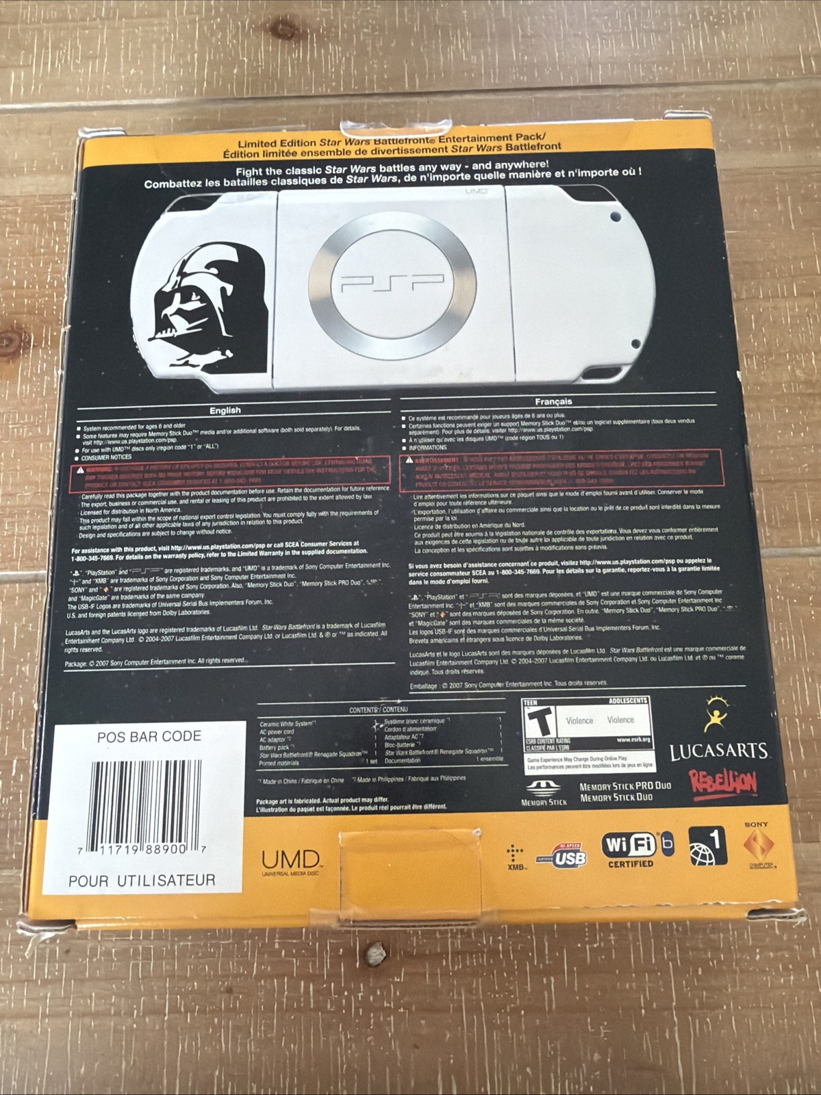 NEW SEALED Sony PSP 2000 Star Wars Battlefront Renegade Squadron System Console