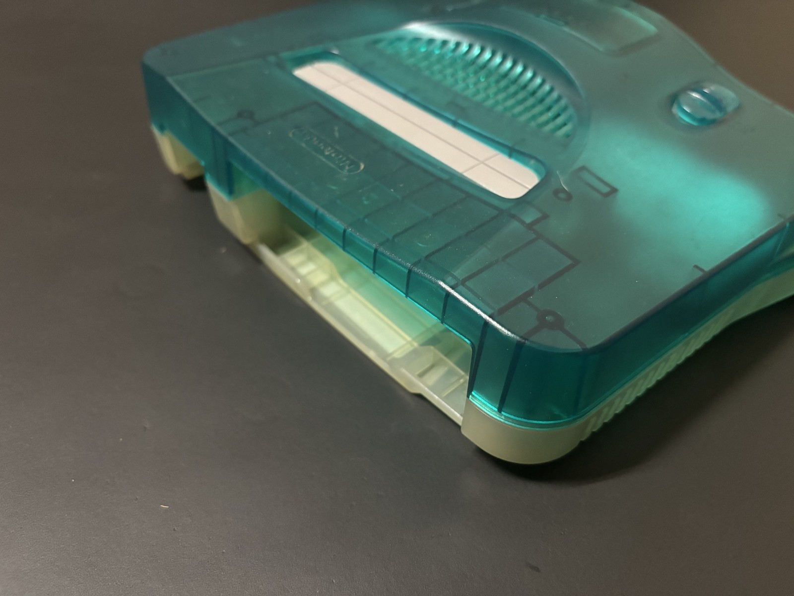 Nintendo 64 N64 Console Clear Blue Controller Pokemon Stadium 0 Tested Working