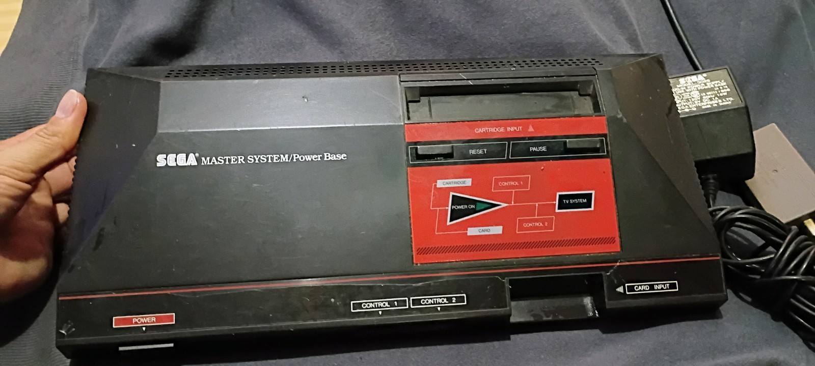 SEGA Master System [Model 3010-A] Game System Console with Cables Only – Tested